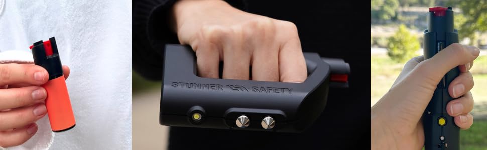 the best pepper spray and the best stun gun for women