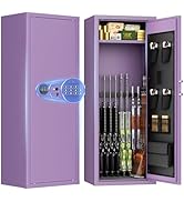 Superday 10-12 Rifle Gun Safe with Keyboard, Quick Access Large Gun Safe for Rifles, Locking Gun ...