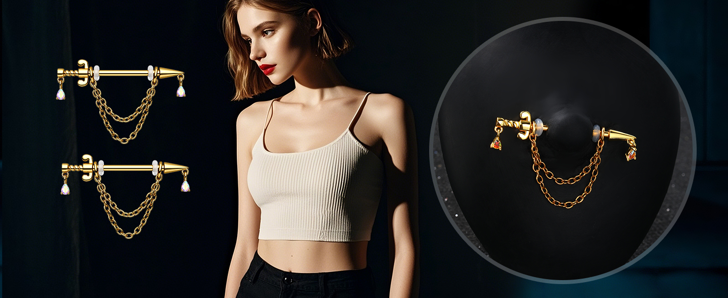 nipple piercing jewelry 