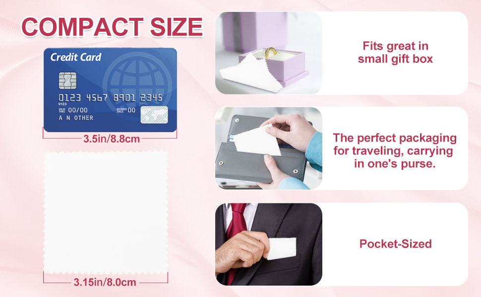 Jewelry Cleaning Cloth White Polishing Cloth