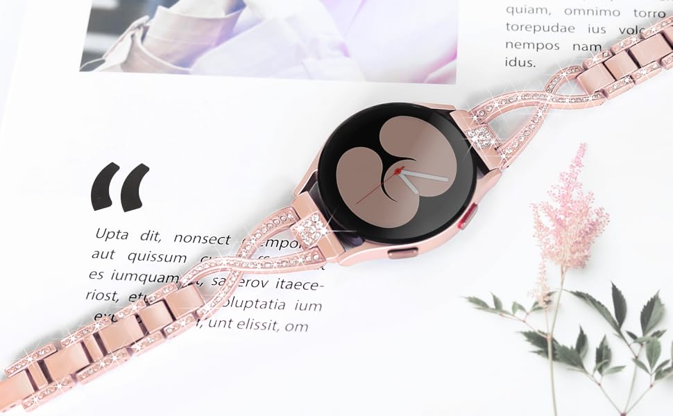 G-ficu X-Shape Band Compatible with Samsung Watch Band