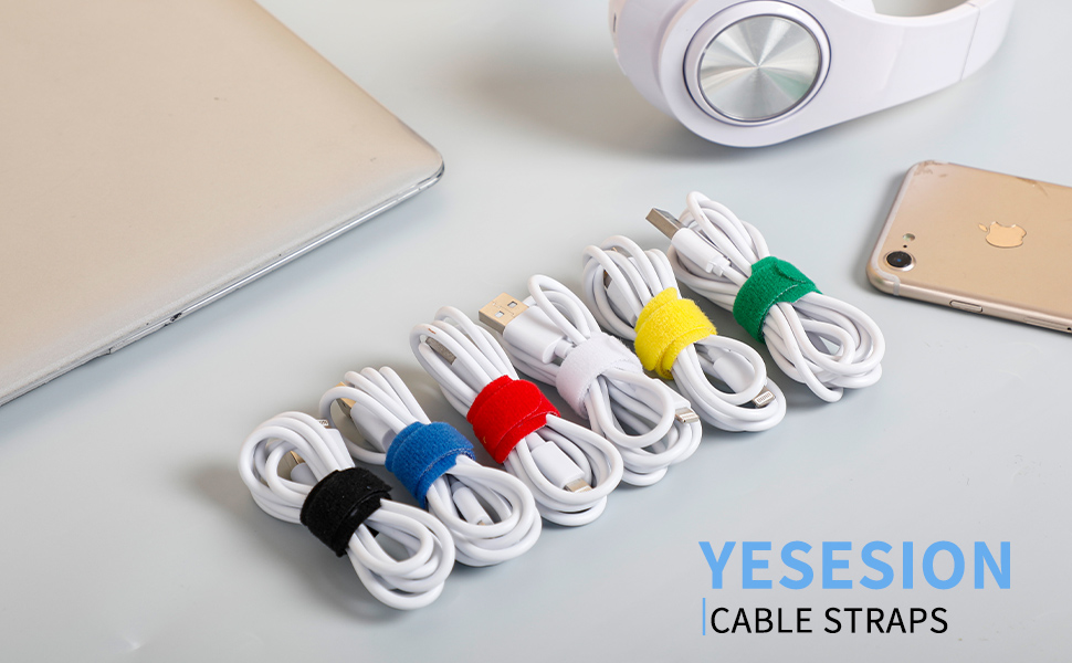 Yesesion 60pcs Electrical Cable Ties and Write On Cable