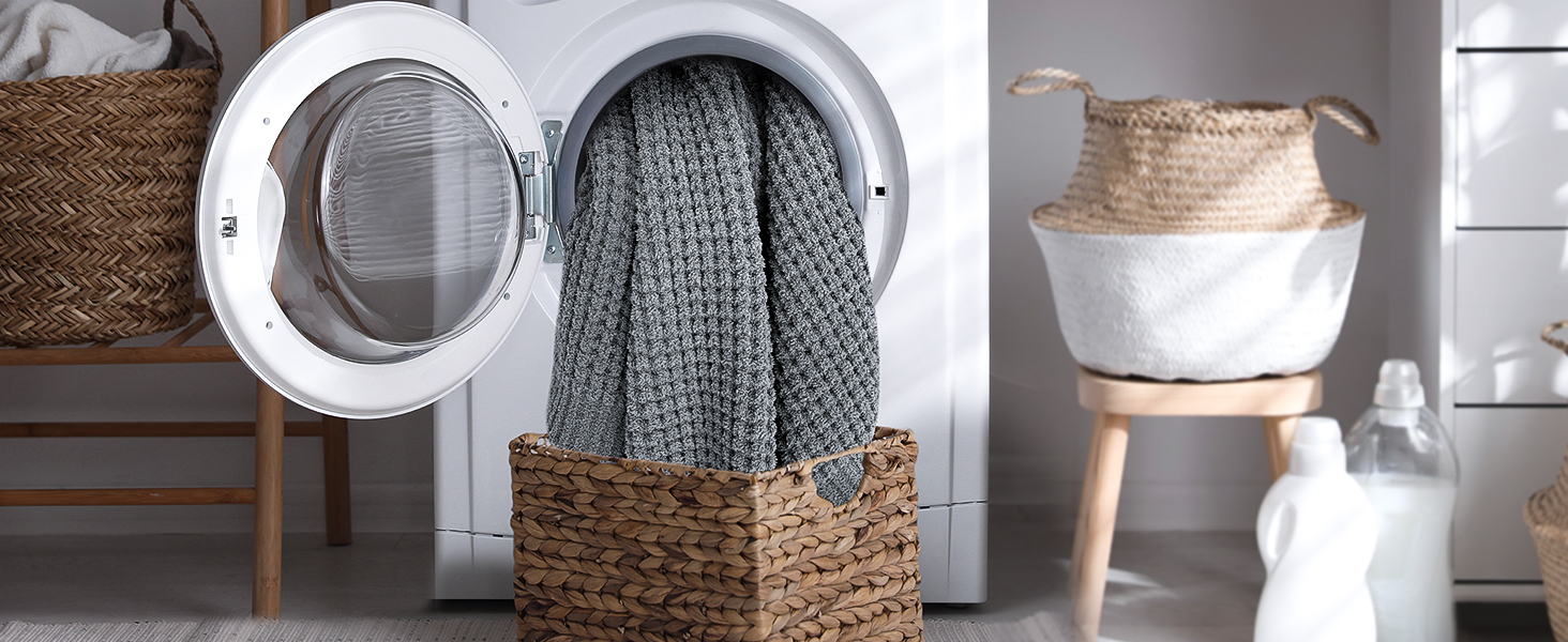 Waffle Machine Washable Blanket