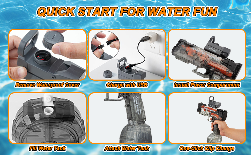 quick start for water fun