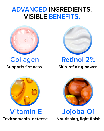 Collagen retinol vitamin E jojoba oil face cream