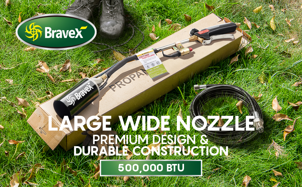 Propane Torch Weed Burner (cCSAus Certified), Heavy Duty