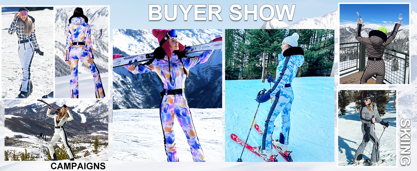 one piece snowsuit women lady