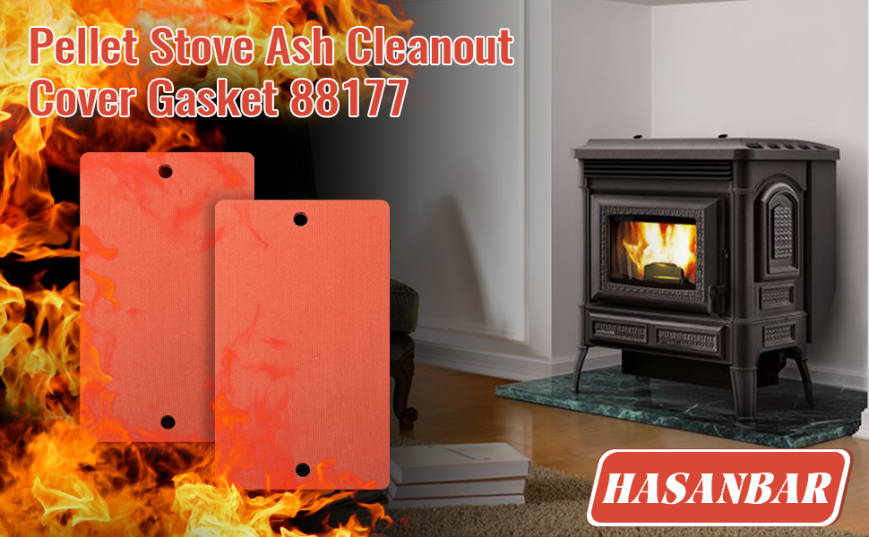 Pellet Stove Ash Cleanout Gasket 88177 Replacement for Ashley AP5790 & Vogelzang