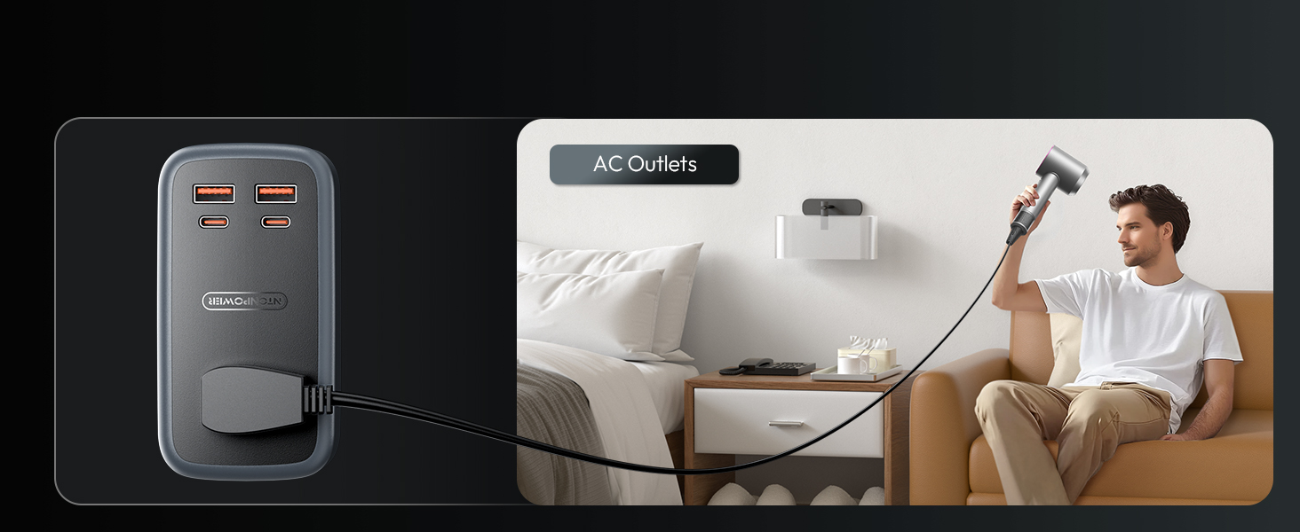 3X AC Outlets