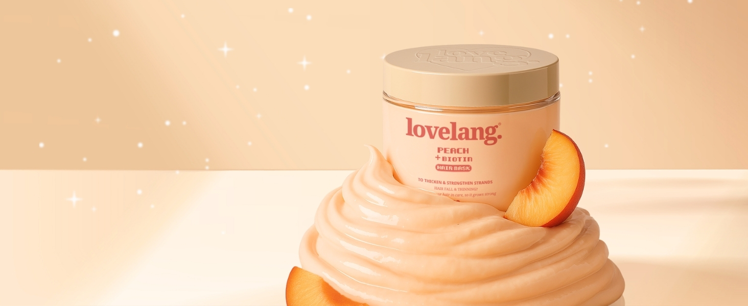 peach + biotin mask
