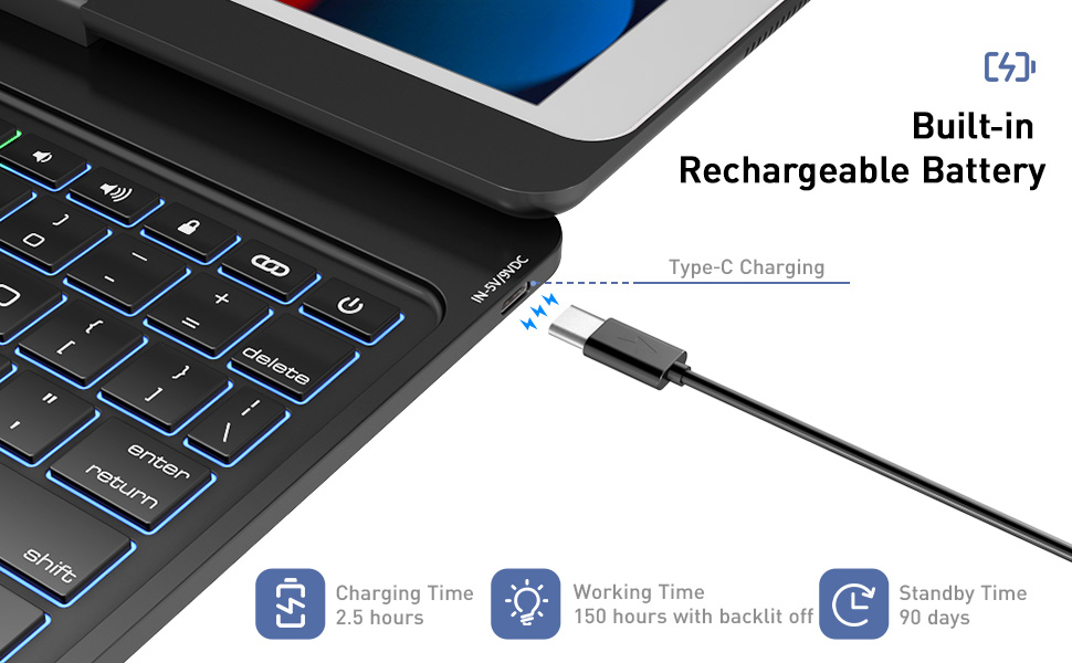 ipad 9th generation case with keyboard