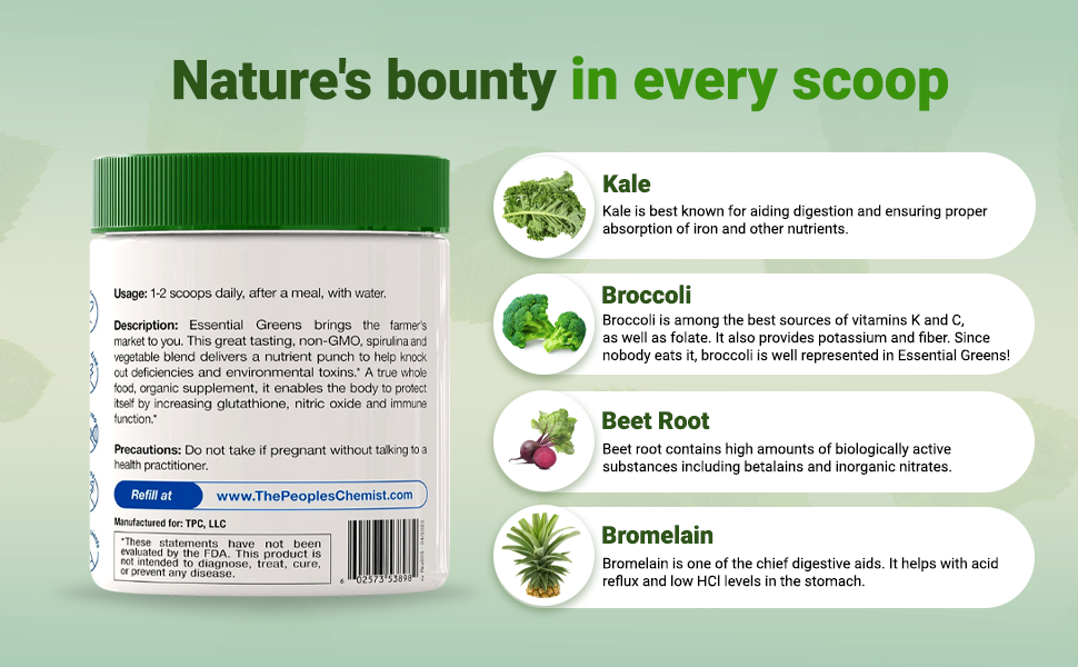 The People's Chemist - Nature's bounty in every scoop