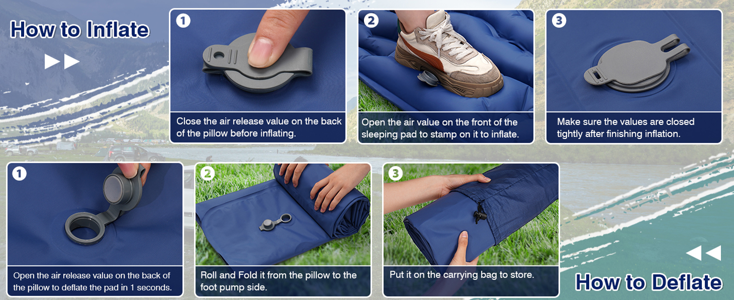 inflatable sleeping pad