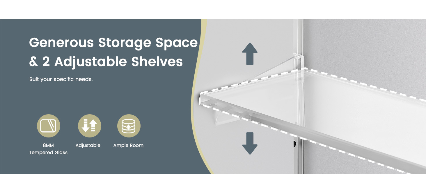 medicine cabinet with lights