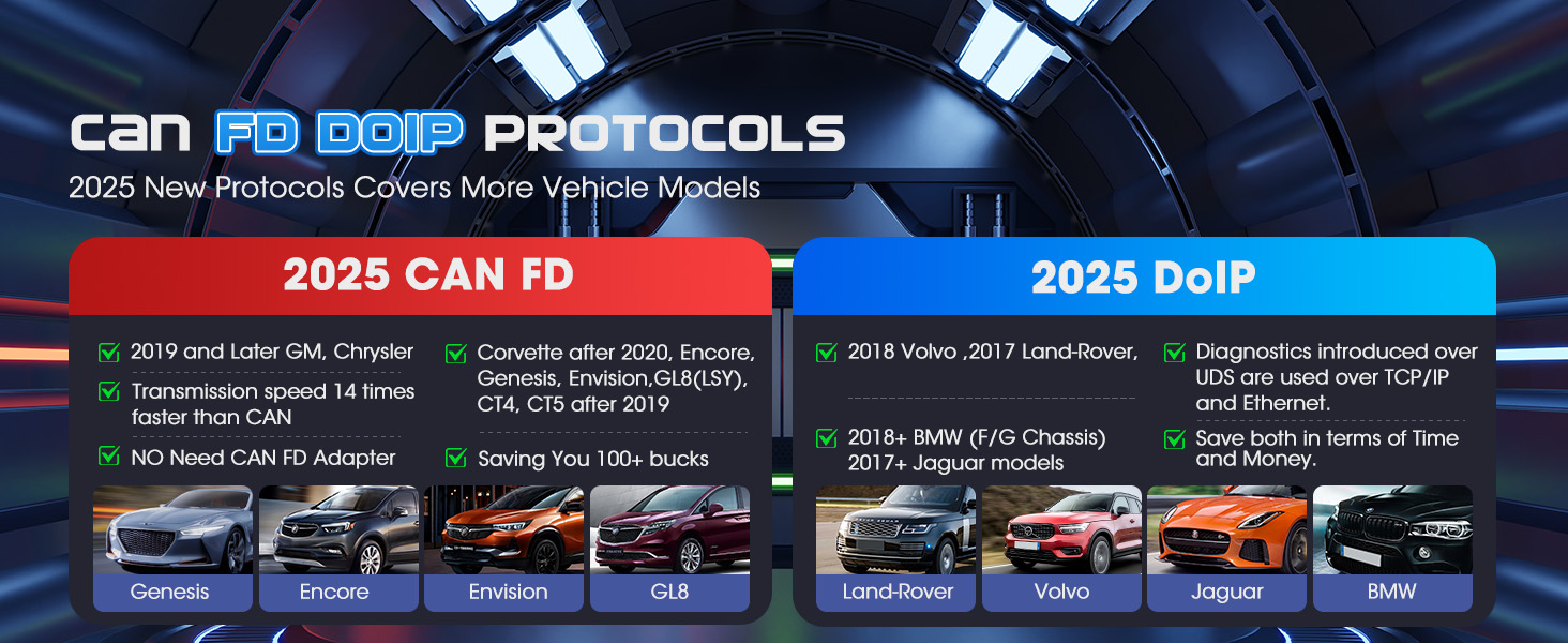 mk900bt scanner automotriz CAN FD