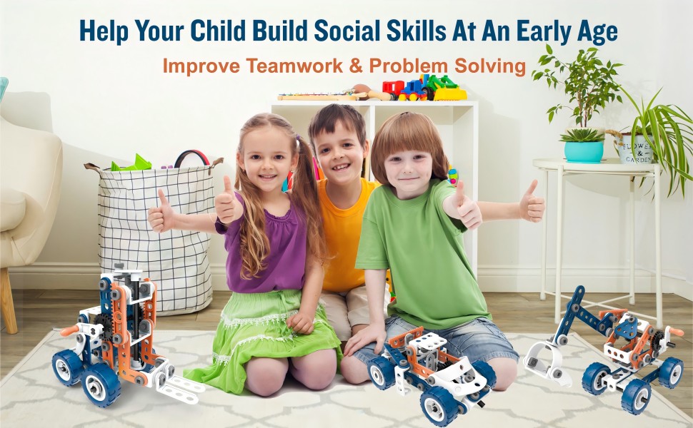 12 in 1 STEM Toys for 4 5 6 7 8+ Year Old Boy Building Toys