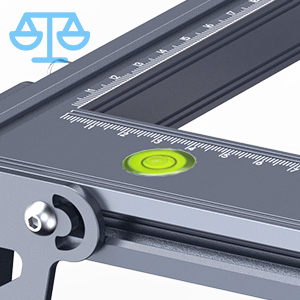 Embedded bubble level