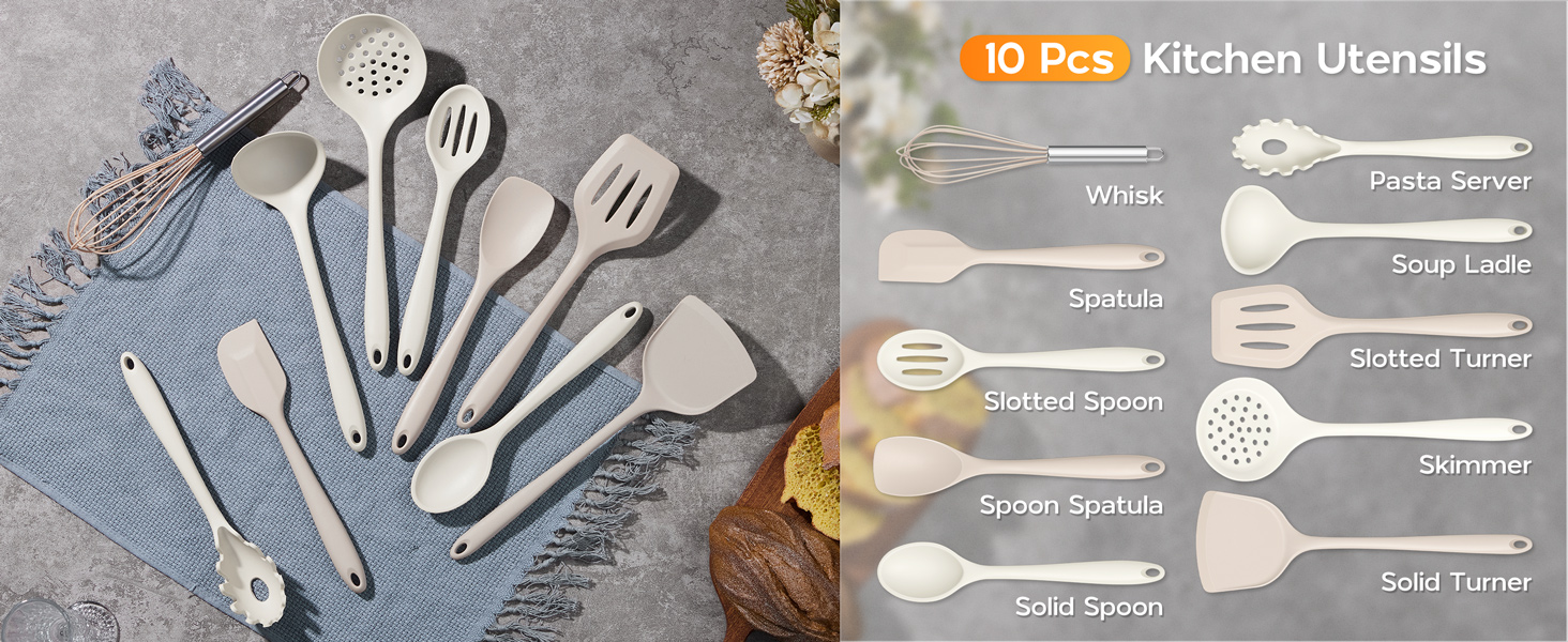 10 pcs cooking utensils set