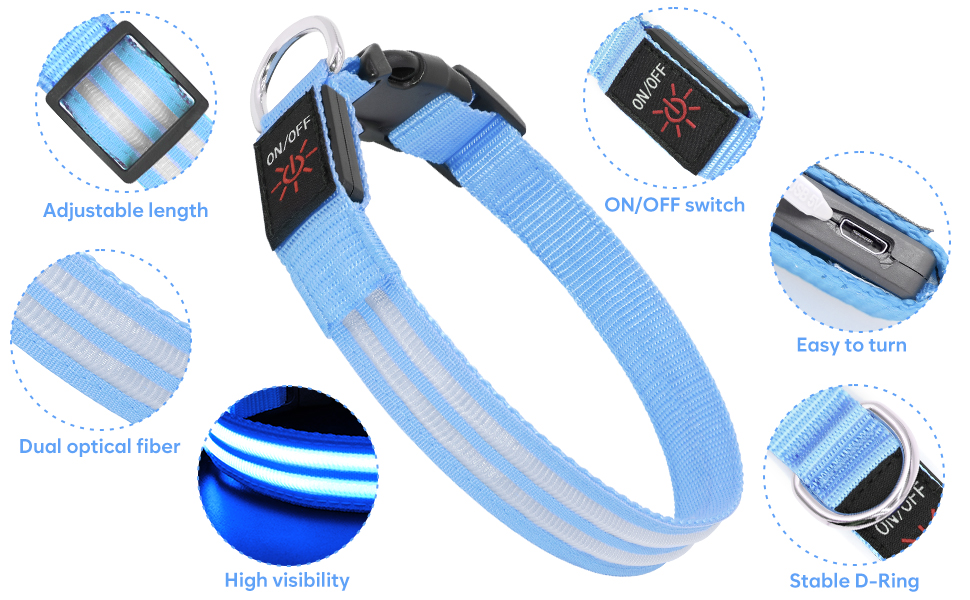 lighted dog collar