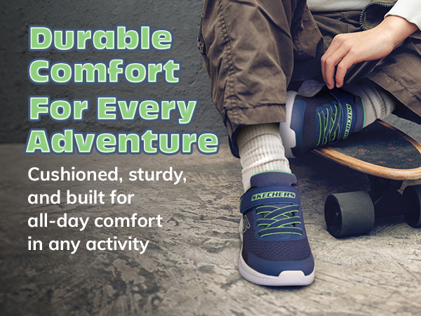 BIG BOY ミントブラックS Amazon.com | Skechers Boy's Bounder-Brisk-Burst Sneaker