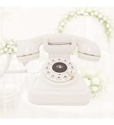 Audio Guest Book Wedding Phone, 32GB Guest Book Record Customized Audio Messages, Classic Retro A...