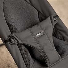 BabyBjörn Bouncer Balance Soft, Woven/Jersey Tri Fabric, Dark Grey