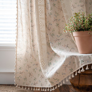 floral curtains