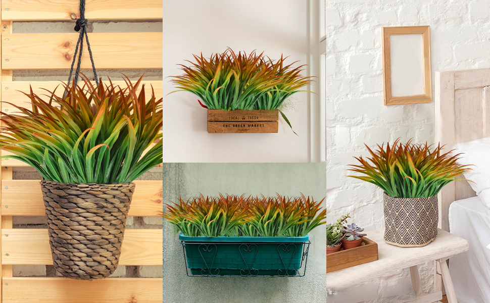 12 Pcs Fake Plants UV Resistant Artifici... 23 artificial plants