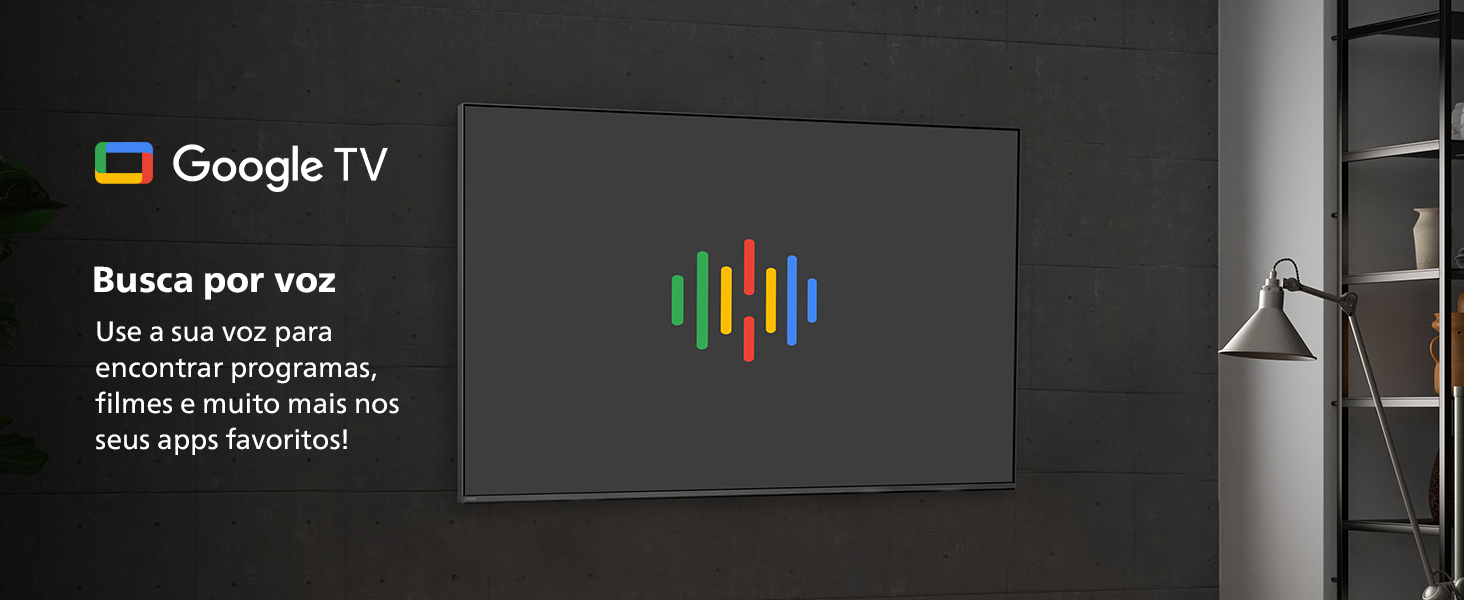 tv 75, 4k, google tv, tv comando de voz, bluetooth, dolby vision, tv jogos, ambilight tv, hdr