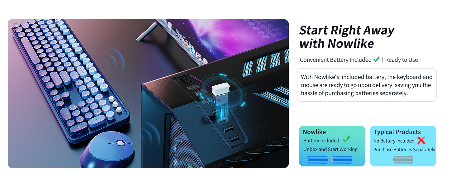 wireless mouse and keyboard