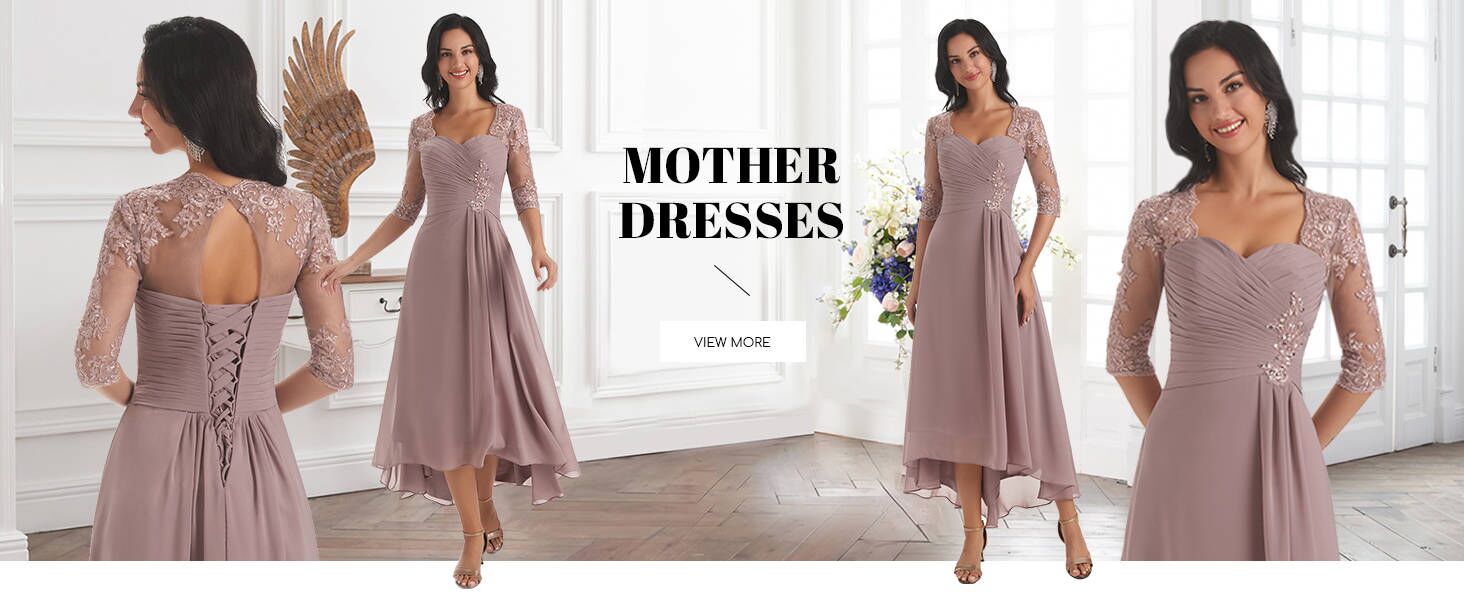 Tea Length Mother of the Bride Dress