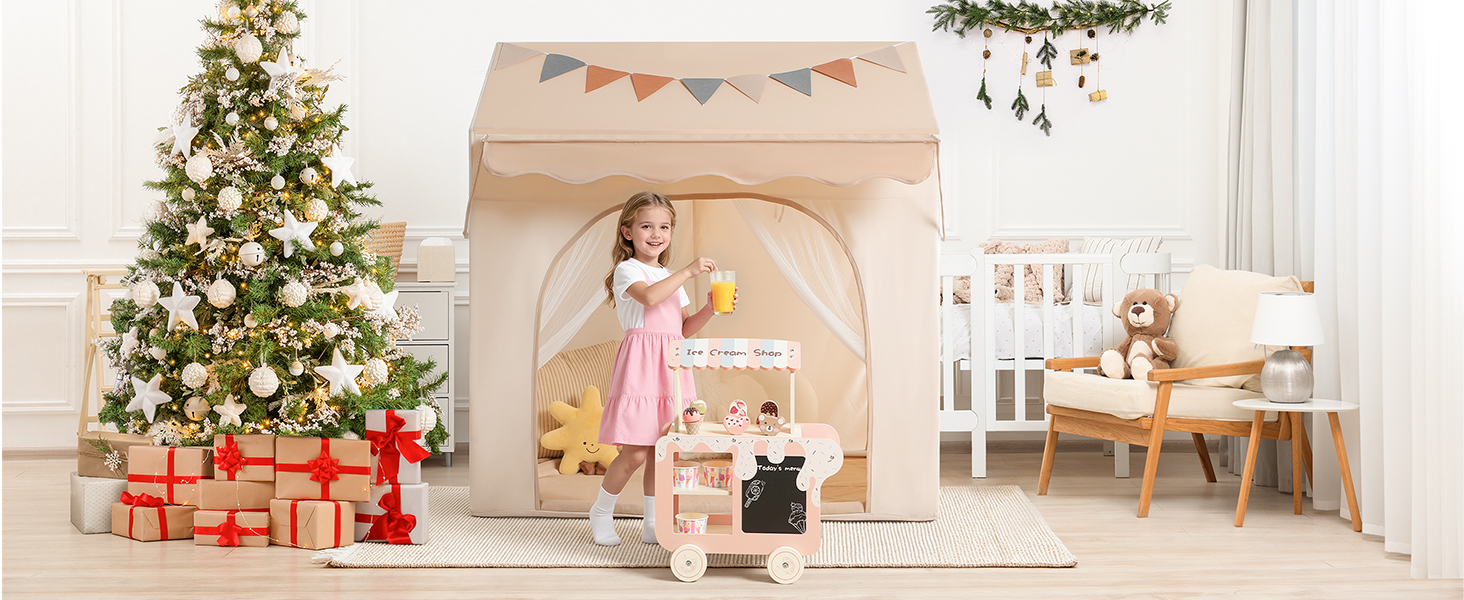 toddler tent with eave