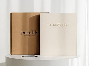 Peachly baby memory book album for girls and boys photo books mom to be baby registry search gift