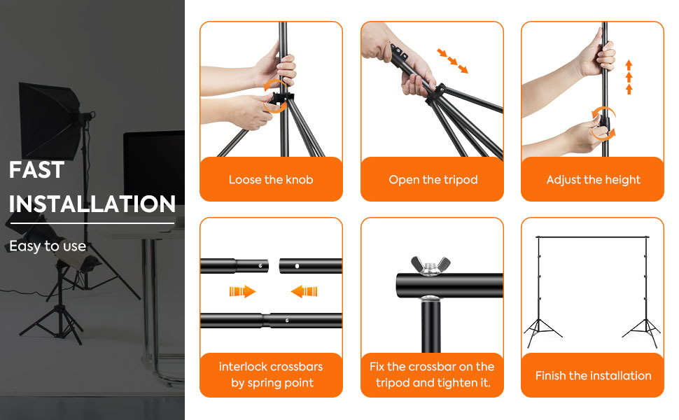 Backdrop Stand for Parties,SEDGEWIN 10x6.5ft Photo