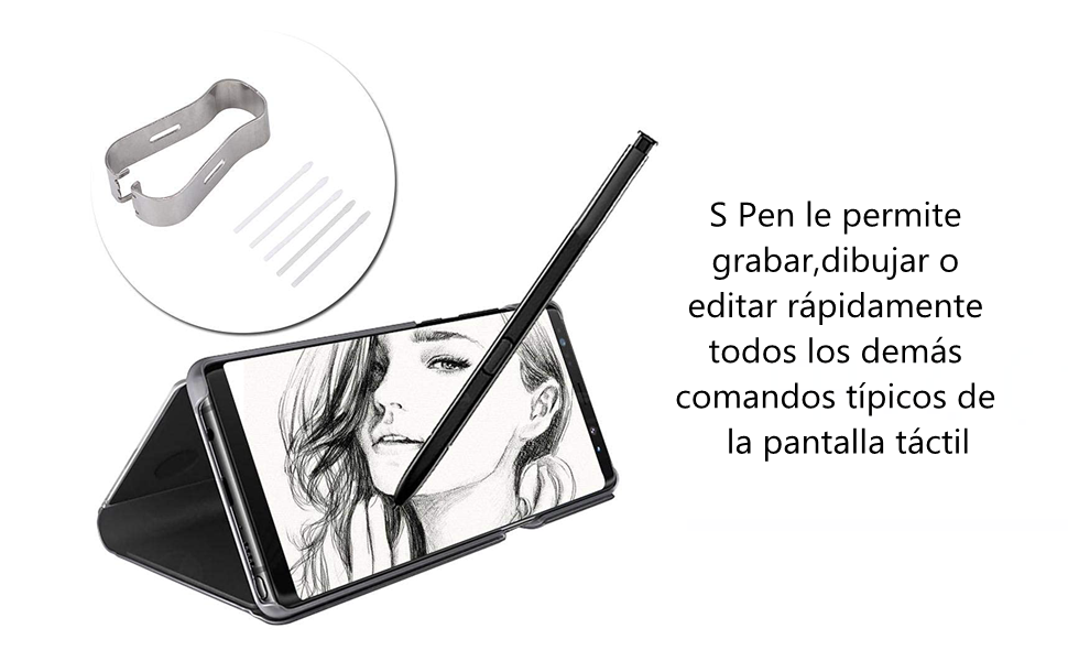 ASHATA Juego de Herramientas de Repuesto para lápiz táctil S Pen Nibs