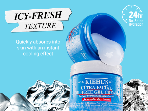Kiehl's Ultra Facial Fresh Gel Cream 2本 Amazon.com: Kiehl's Ultra Facial Oil-Free Moisturizer, Shine