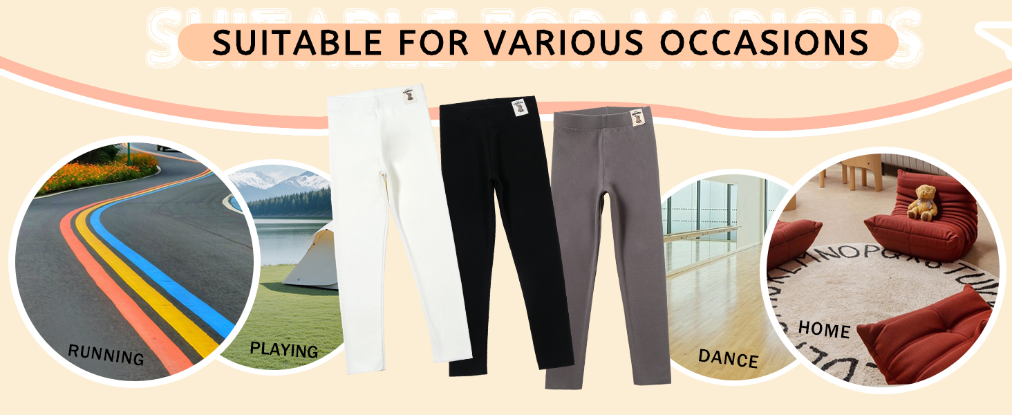 toddler and big girls leggings