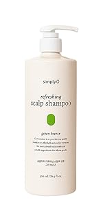 refreshing scalp shampoo green breeze 500ml
