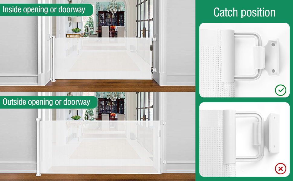 122 Inch Extra Wide Baby Gate for Large Openings Indoor