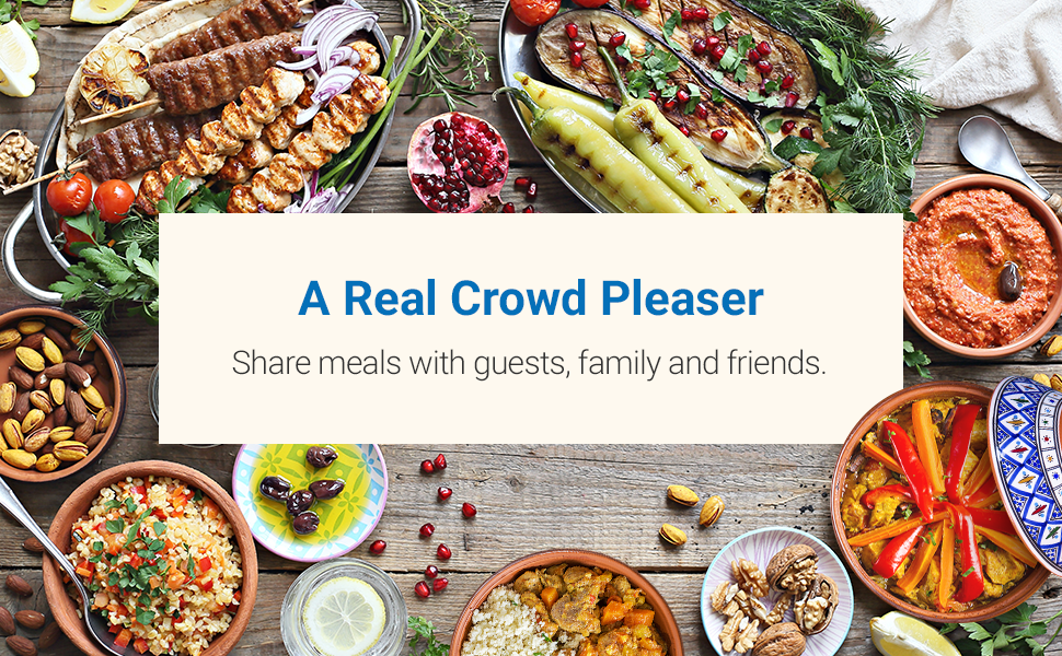 Kamsah Hand Made and Hand Painted Tagine Pot Moroccan Ceramic Pots