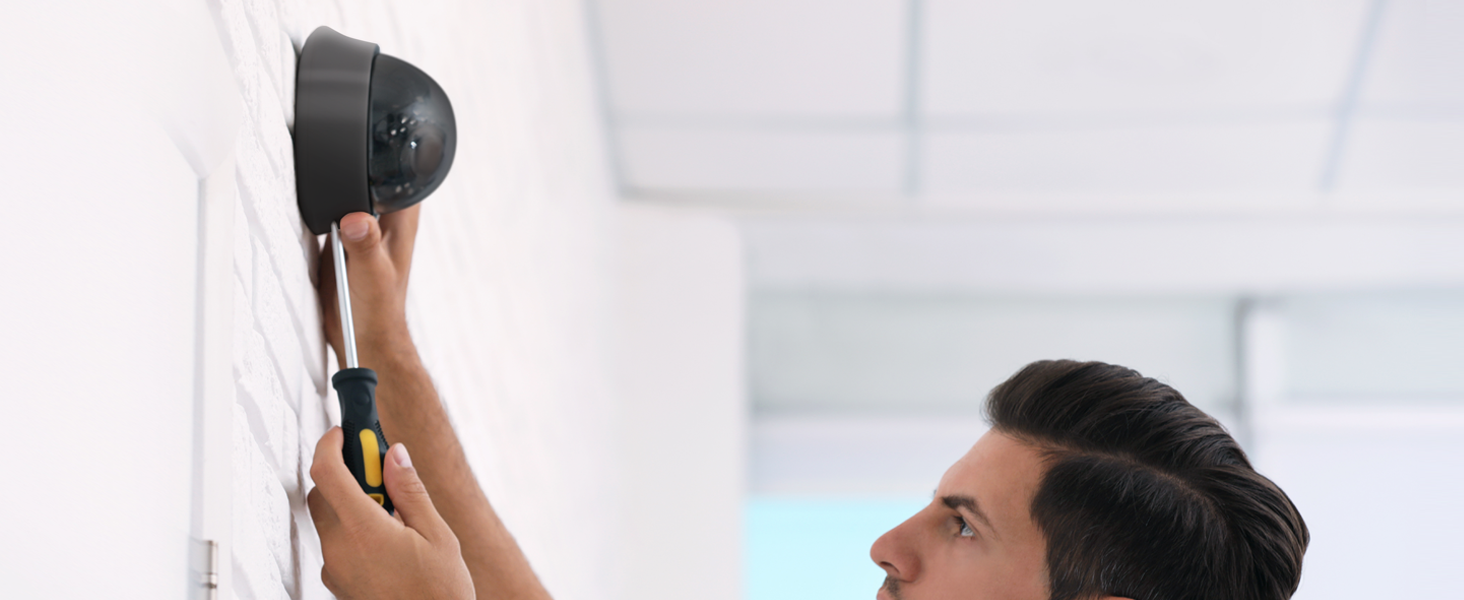 Fake Security Cameras with Led Light for Home Surveillance Classrooms Office Business Shop Car Santa