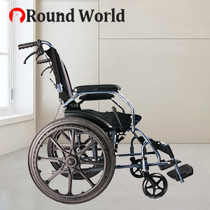 Amazon | Round World 自走用車椅子 コンパクト 軽量 介助車椅子