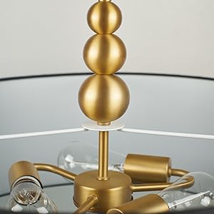 kira home adelade lighting design five orb design warm brass beautiful gorgeous marvelous