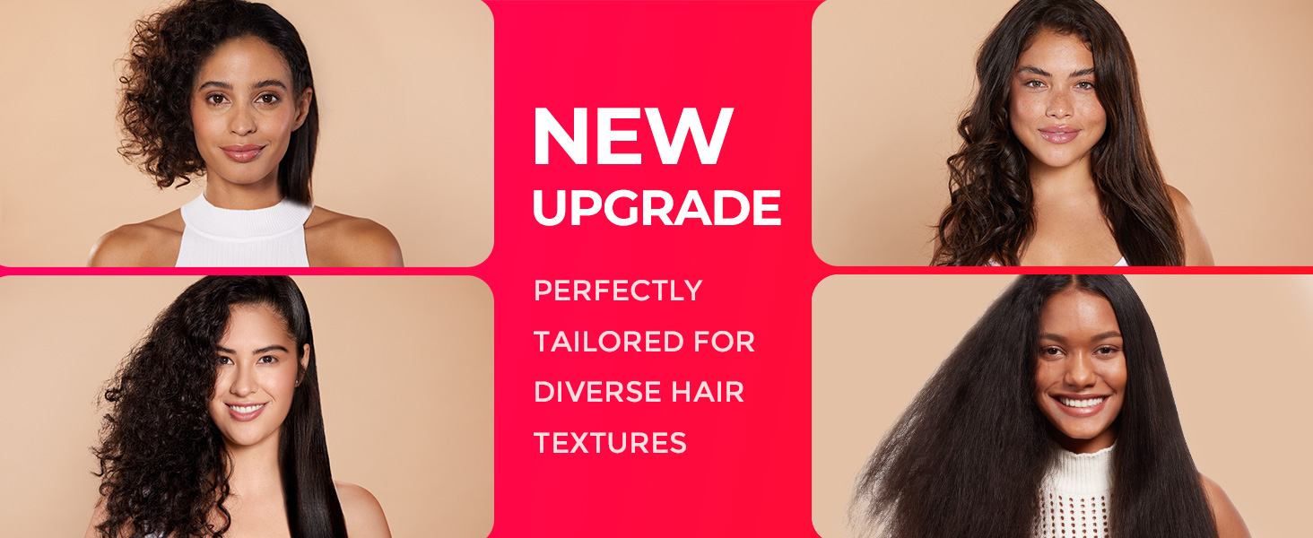 TYMO Hair Straightener Brush, Hair Iron with Builtin Comb, Fast