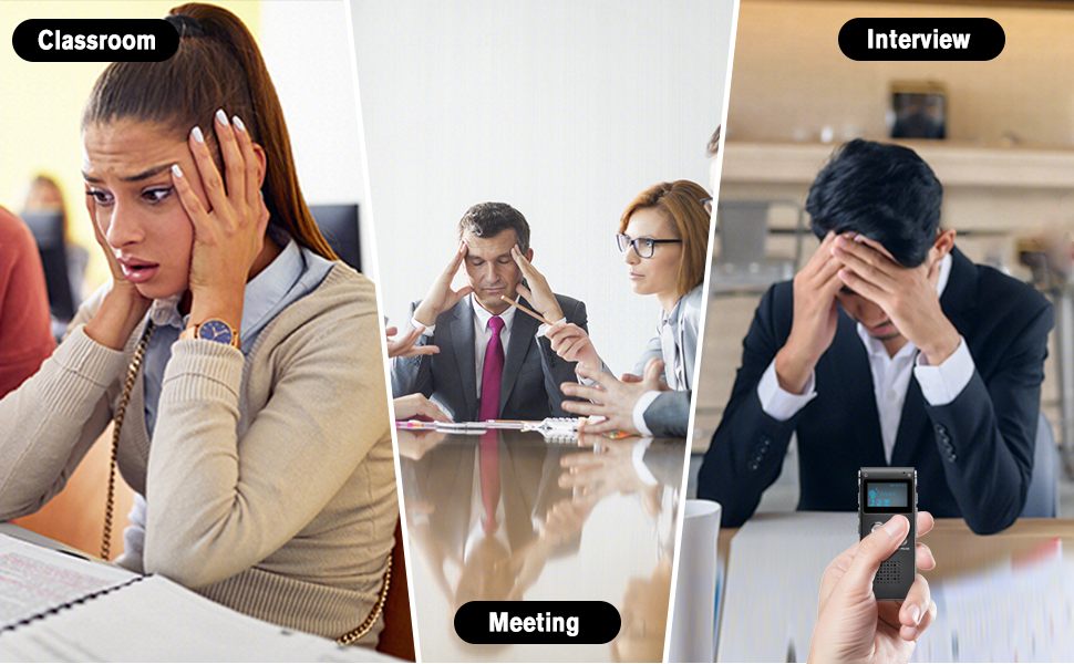 COVVY Portable Digital Voice Recorder Sound Audio Recorder Dictaphone