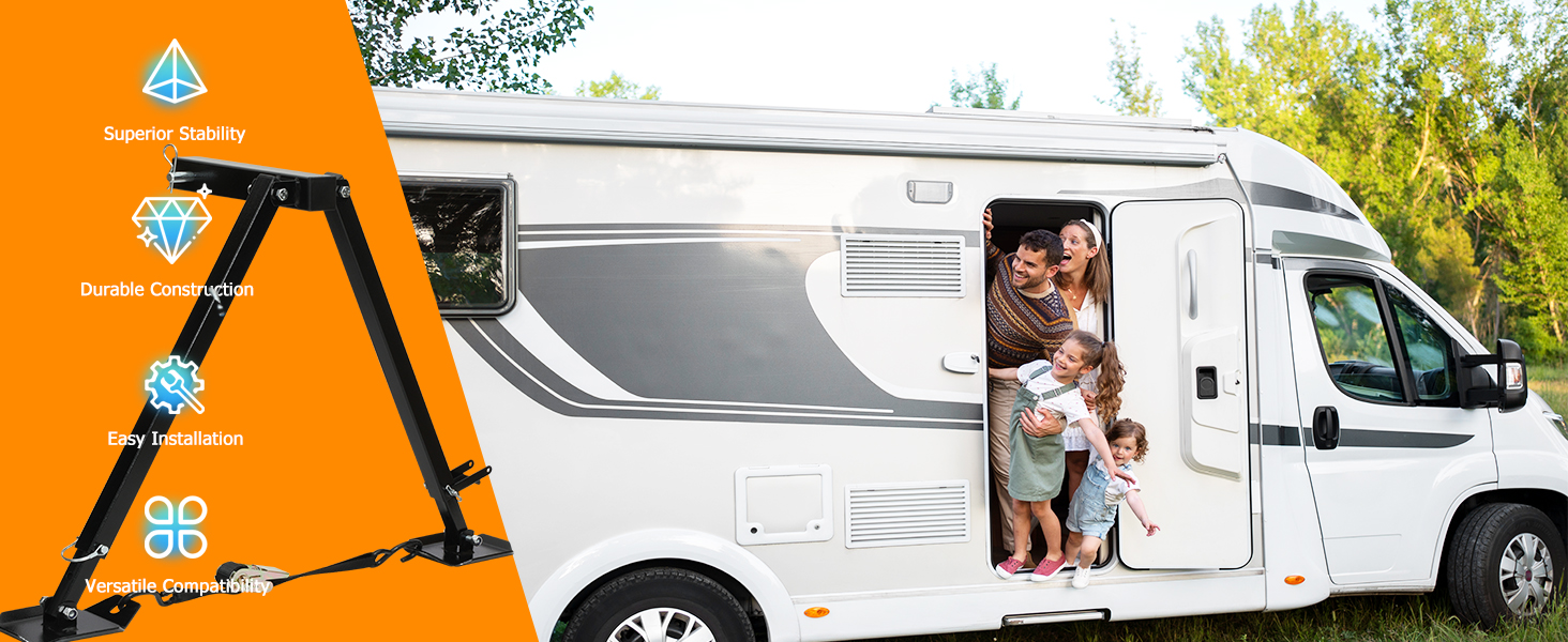 Dozont RV Hitch Mount Stabilizer Compatible with RV with 2