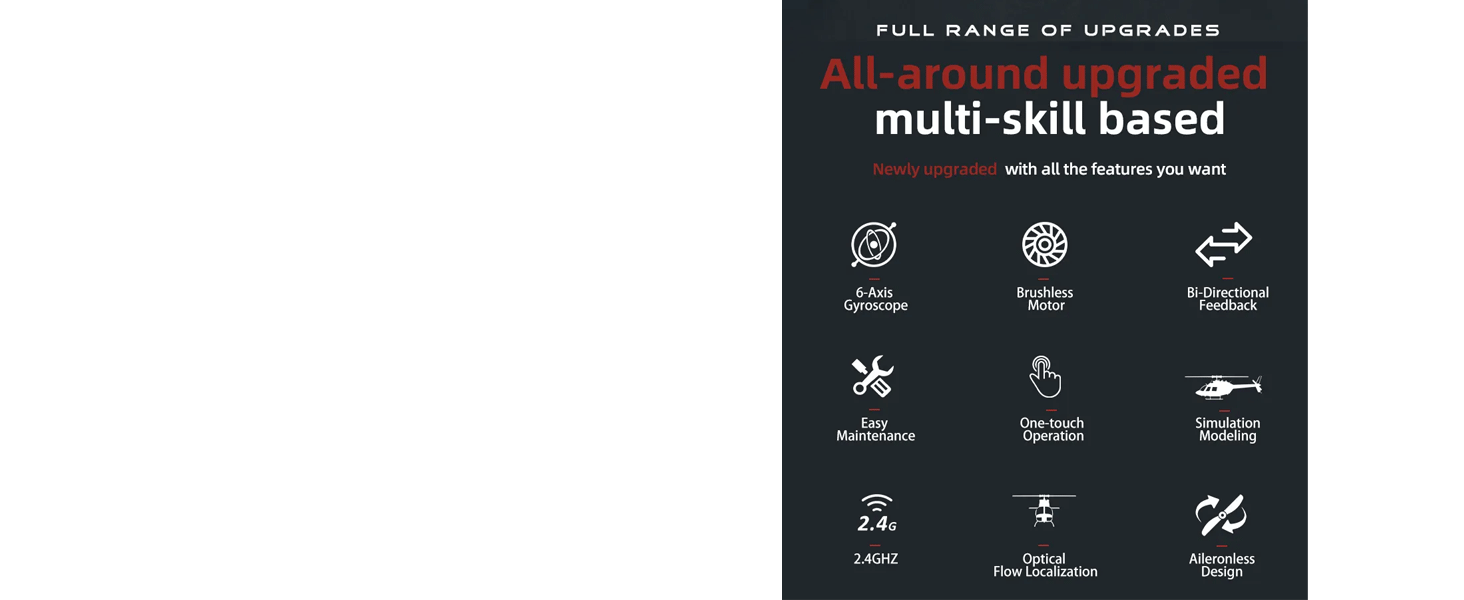 YUXIANG F08 Bell 206 RC Helicopter 