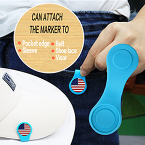 Finger Ten silicone hat clip ball markers