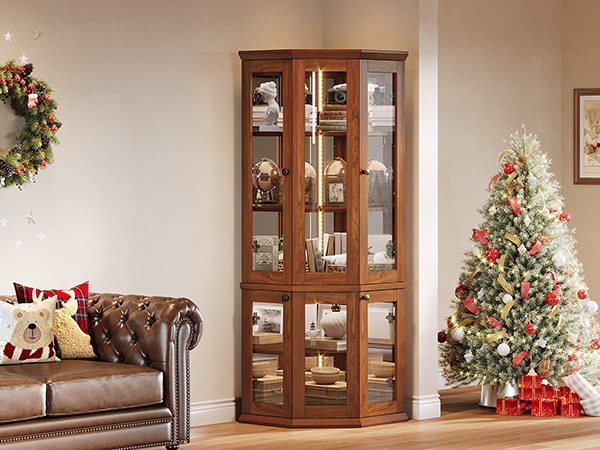Amazon.com: Tribesigns Corner Storage Cabinet, 71