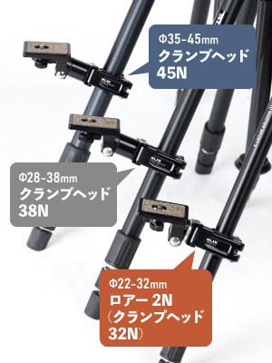 Amazon | SLIK 三脚アクセサリ クランプヘッド38 N パイプ径28-38mm 耐